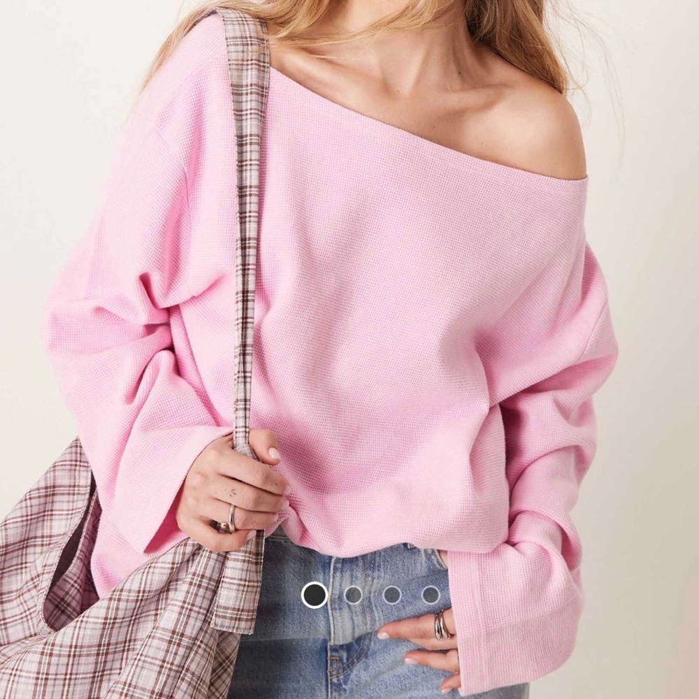 ASOS Pink Long Sleeve Top